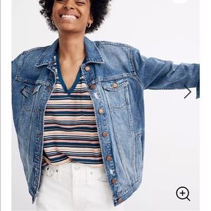 NWT Madewell Oversized Jean Jacket